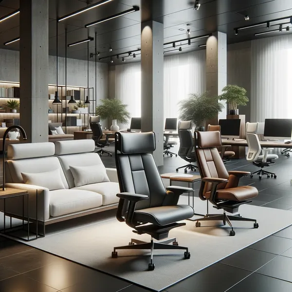 Confort y estilo se unen en nuestras sillas y sofás de oficina. Diseños ergonómicos para mejorar tu productividad y bienestar durante las largas horas de trabajo.